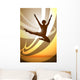 Silhouettes Gymnastics Wall Mural