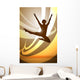 Silhouettes Gymnastics Wall Mural