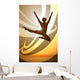 Silhouettes Gymnastics Wall Mural