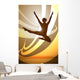 Silhouettes Gymnastics Wall Mural