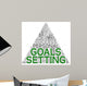Goals Word Cloud Wall Decal