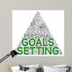 Goals Word Cloud Wall Decal