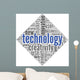 Technology and Creativity Concept in Tag Cloud Wall Decal