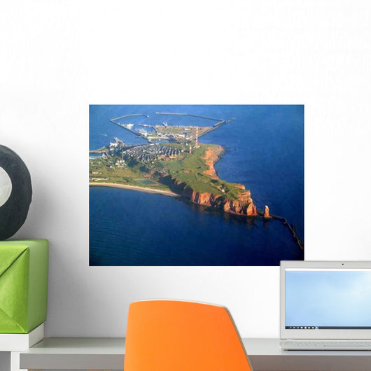Helgoland Aus Der Luft Wall Decal