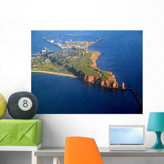 Helgoland Aus Der Luft Wall Decal