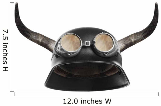 buffalo horn motorcycle helmet Retro Viking Motorcycle Helmet Wall Decal – Wallmonkeys