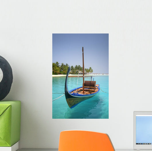 Turquoise Lagoon Atoll with