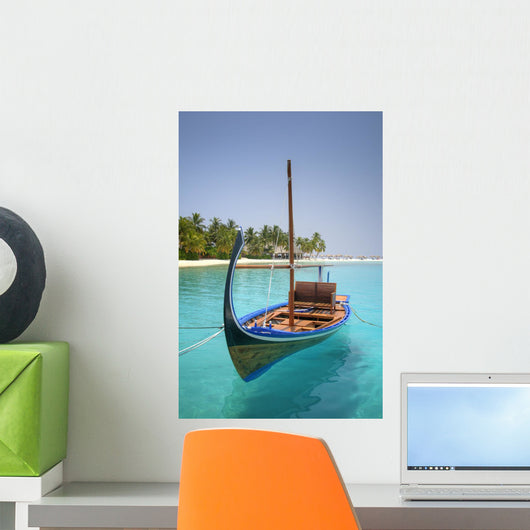 Turquoise Lagoon Atoll with