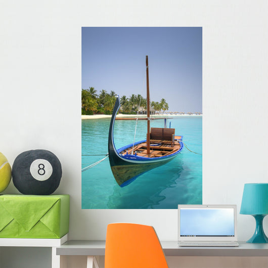Turquoise Lagoon Atoll with