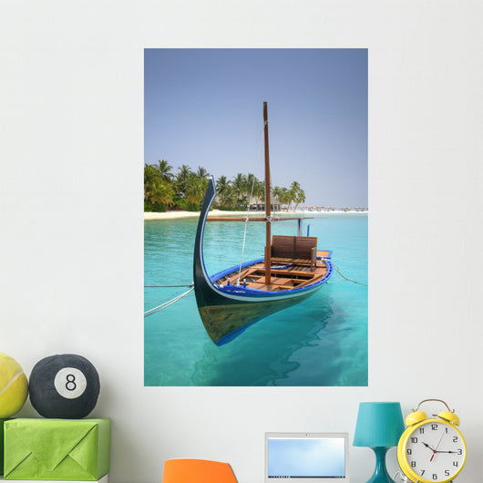 Turquoise Lagoon Atoll with