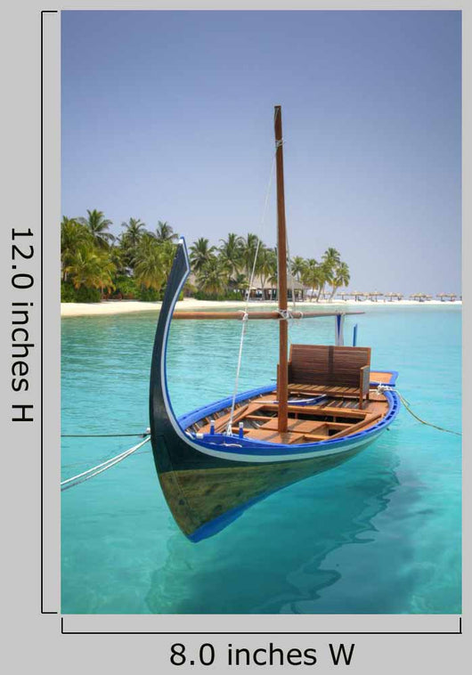 Turquoise Lagoon Atoll with