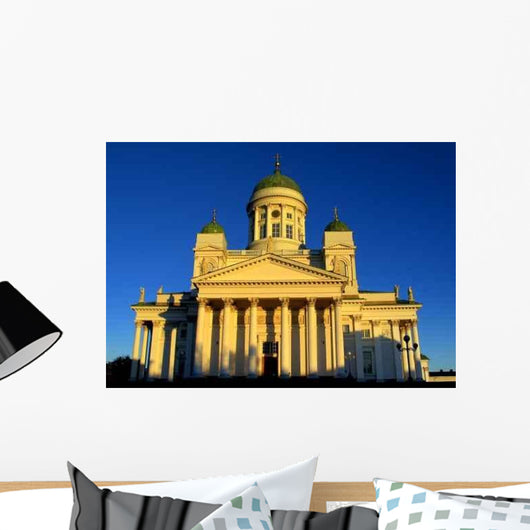 Helsinki Dom Bei Sonnenuntergang Wall Decal