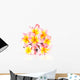 Frangipani Plumeria Flowers Wall Decal