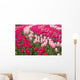 Field Tulips Wall Mural