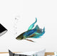 Siamese fighting fish Wall Decal