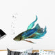 Siamese fighting fish Wall Decal
