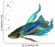 Siamese fighting fish Wall Decal