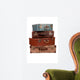 Pile old suitcases Wall Decal