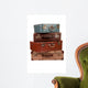 Pile old suitcases Wall Decal
