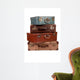Pile old suitcases Wall Decal
