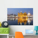 Golden Temple illuminated at night Wall Mural
