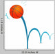 Bouncing Basketball Ball Illustration
