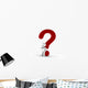 Question Rouge Pour Un Wall Decal
