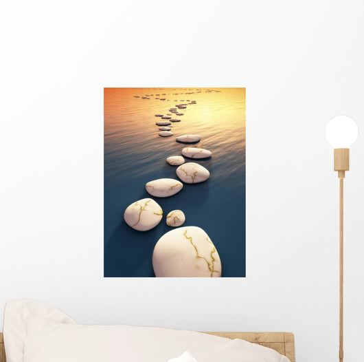 Step Stones Sunset