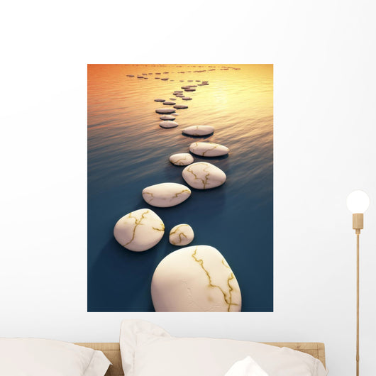 Step Stones Sunset