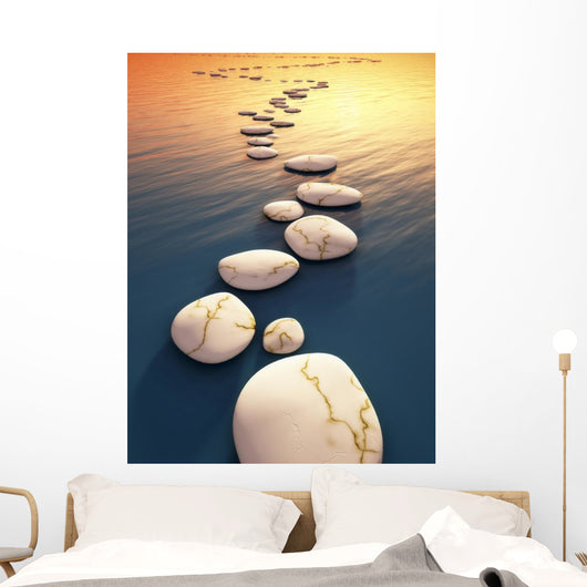 Step Stones Sunset