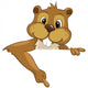Beaver CREES. Look for Funny Beaver by Keyword "CREES". Wall Decal