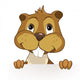 Beaver CREES. Look for Funny Beaver by Keyword "CREES". Wall Decal