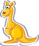 Cute Kangaroo Vector