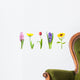 Collection of spring flowers Wall Decal