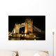 Dark Nigth Tower Bridge Wall Mural