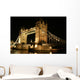 Dark Nigth Tower Bridge Wall Mural