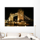 Dark Nigth Tower Bridge Wall Mural