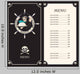 Pirate Menu with Ship's
