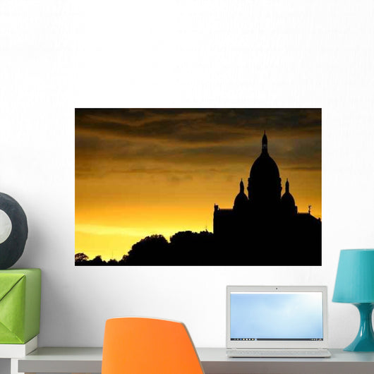 Sunset Montmartre Wall Decal
