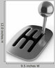 Car Shift Gear Wall Decal