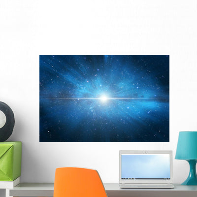 Star Explosion Galaxy Unknown shown on a wall
