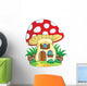 Mushroom House Wall Decal