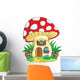 Mushroom House Wall Decal