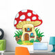 Mushroom House Wall Decal