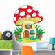 Mushroom House Wall Decal