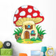 Mushroom House Wall Decal