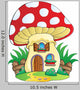Mushroom House Wall Decal