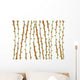 Stems with Leaves Wall Mural