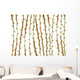 Stems with Leaves Wall Mural