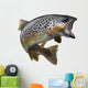 Leaping Trout Wall Decal